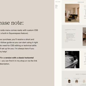 Modern Squarespace Portfolio Website Template: Architects & Designers Minimalist 7.1 Theme image 7