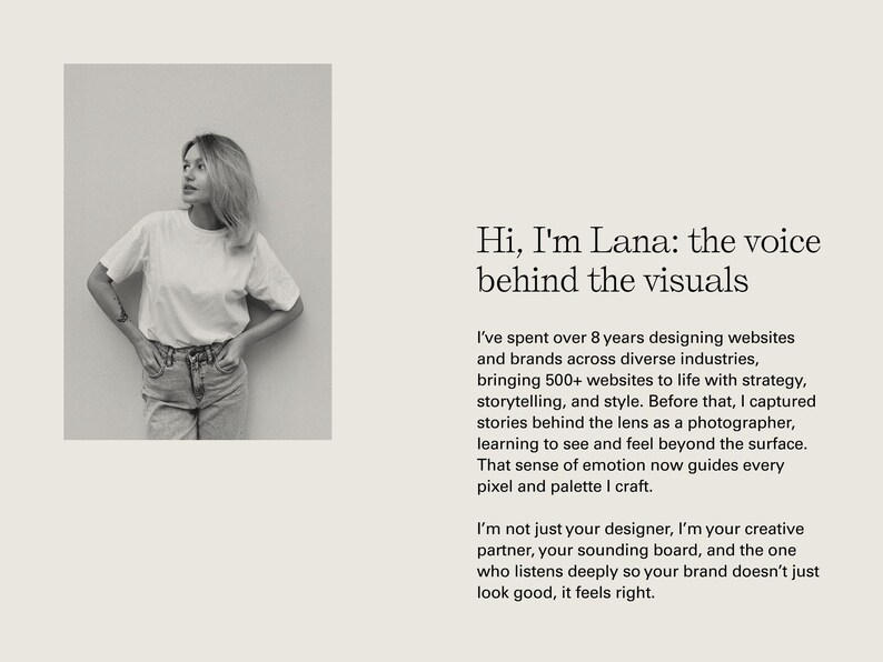 Professional Custom Website Design: 7-Day Showit or Squarespace Template Launch for Photographers image 4