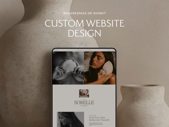 Custom Website Design: Squarespace or Showit, Small Business & Photography