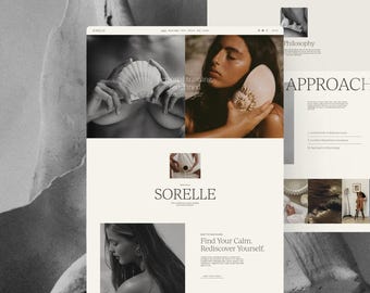 Squarespace 7.1 Website Template: Coach, Therapist, Wellness (Blog Included)