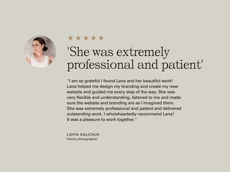Professional Custom Website Design: 7-Day Showit or Squarespace Template Launch for Photographers image 5