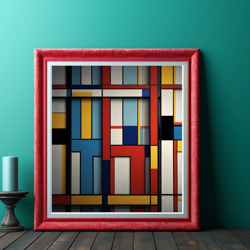Mondrian Color Block - Etsy