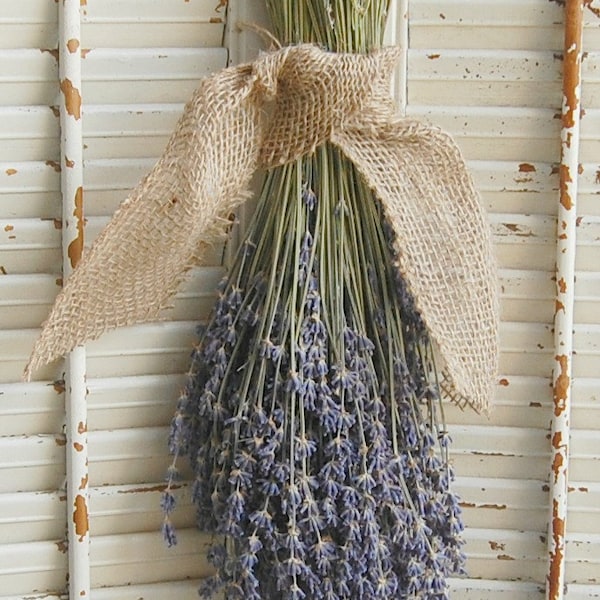 Dried Lavender Bouquet /  French Lavender Bunch / Rustic Wedding Decor / Barn Wedding Decor