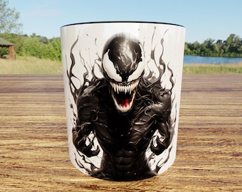 Custom Venom Marvel Mug - Venom Photo Mug - Venom Lover Coffee Mug - Venom Coffee Mug - Custom Venom Mug - Custom Mug - Custom Gift