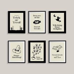 Halloween Prints, Halloween Party Prints, Halloween Wall Art, Halloween Decor, Halloween Prints, Spooky Wall Art, Halloween Paper Prints