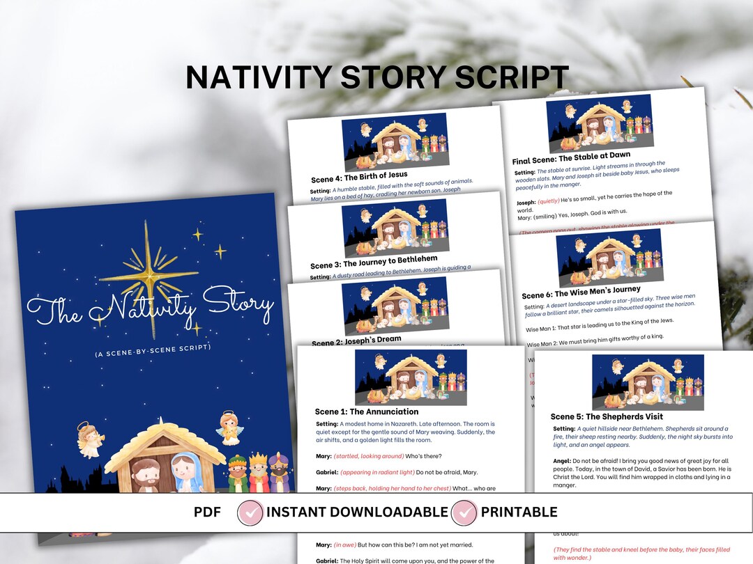 Nativity Play Script For Kids Christmas Drama For Church Sunday Nativity Play Script For Kids Christmas Drama For Church Sunday
