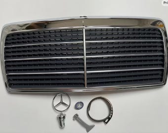 Kühlergitter Frontgitter - Set 5-teilig - für Mercedes W124 - 1.Serie - 1985-93 - NEU