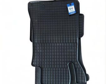 Rubber floor mats - Set 4-piece - Brand: Petex Germany - Color Black - fits Mercedes W203 - NEW