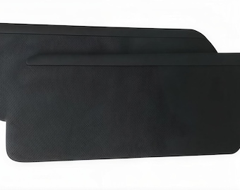 Door panels - left and right - Black - OEM Basketwave style - Porsche 914 - years 1969-1976 - NEW