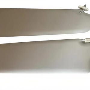 Sun visors - left + right - cream-white + clips - for VW T2 Bus 1968-79 - NEW