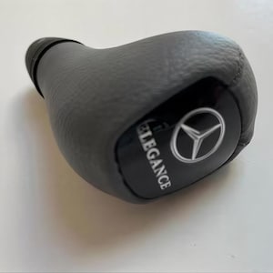 Schakelpookknop – ELEGANCE – kleur grijs – automatische versnellingsbak – compatibel met Mercedes W210 E-Klasse – NIEUW