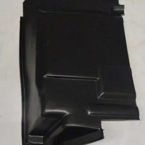 A black plastic object, possibly a part of a vehicle, is shown against a white background.