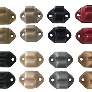Sun visor clips – Fits Mercedes W114 W115 W108 W109 – 2 pieces – 8 colors - New
