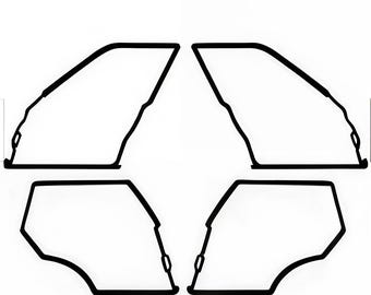 Door Seals Rubber Gaskets Set - Fit for all Mercedes W201 190 - NEW