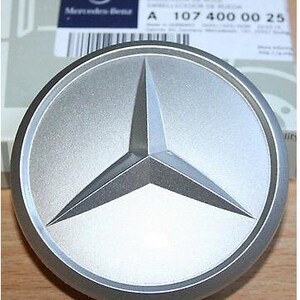 Genuine Mercedes Wheel Center Hub Cup Emblem W115 W116 W123 W126 OEM:A1074000025