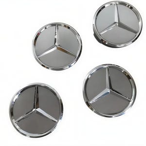 Hubcaps Set – Fits Mercedes W124 W201 W202 W204 W211 W212 – 75mm Silver– For Rims - NEW