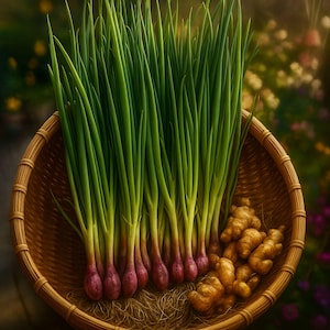 1000 Green Onion Seeds: Non-GMO Bunching Scallion, Heirloom Spring Onion