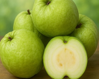 50 White Seedless (Crystal) Guava Seeds: Non GMO, High Germination Rate