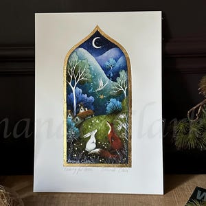 Woodland Fairy Tale Print "Looking for Home" by Amanda Clark - Whimsical Archway Wall Art