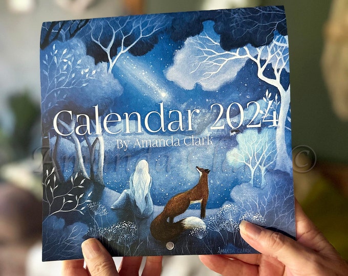 2024 Wall Calendar by Amanda Clark Art Calendar, Wall Calendar 2024