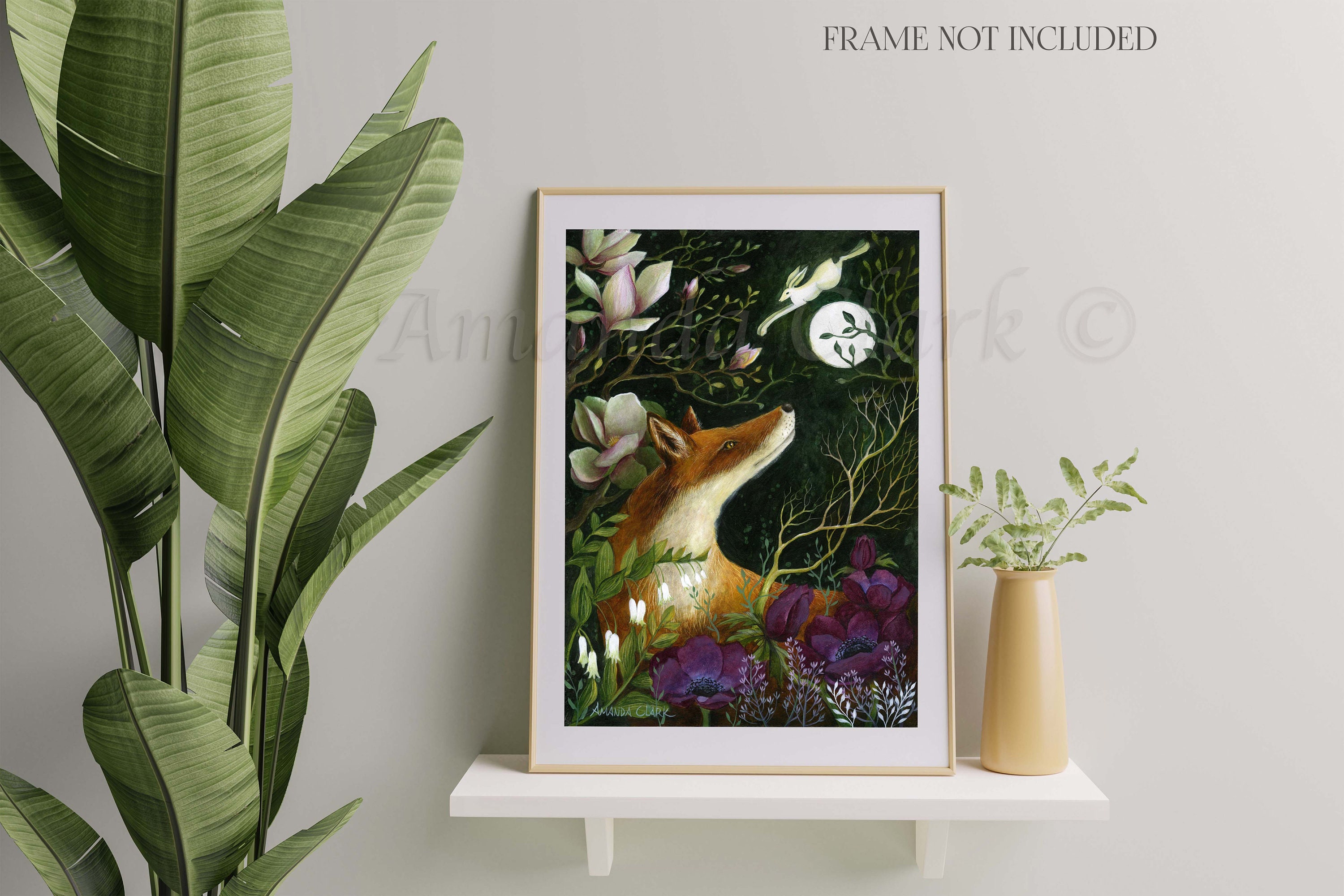 Print titled "Under the Magnolia Tree" by Amanda Clark -  f…