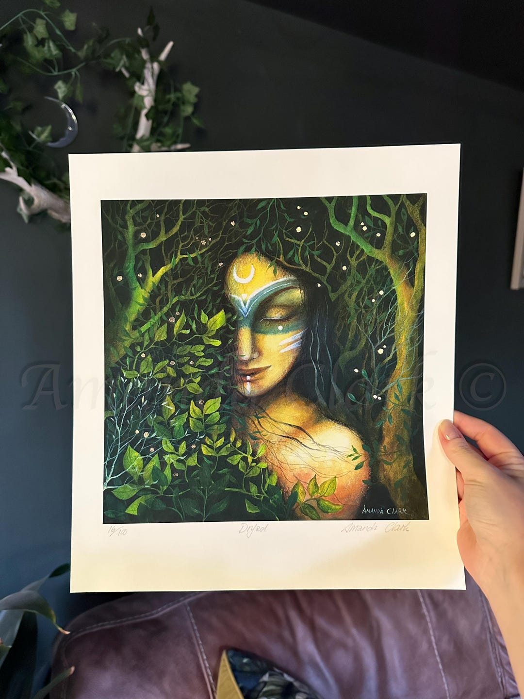 Limited Edition Giclee Print Titled "dryad" by Amanda Clark - Tribal ...