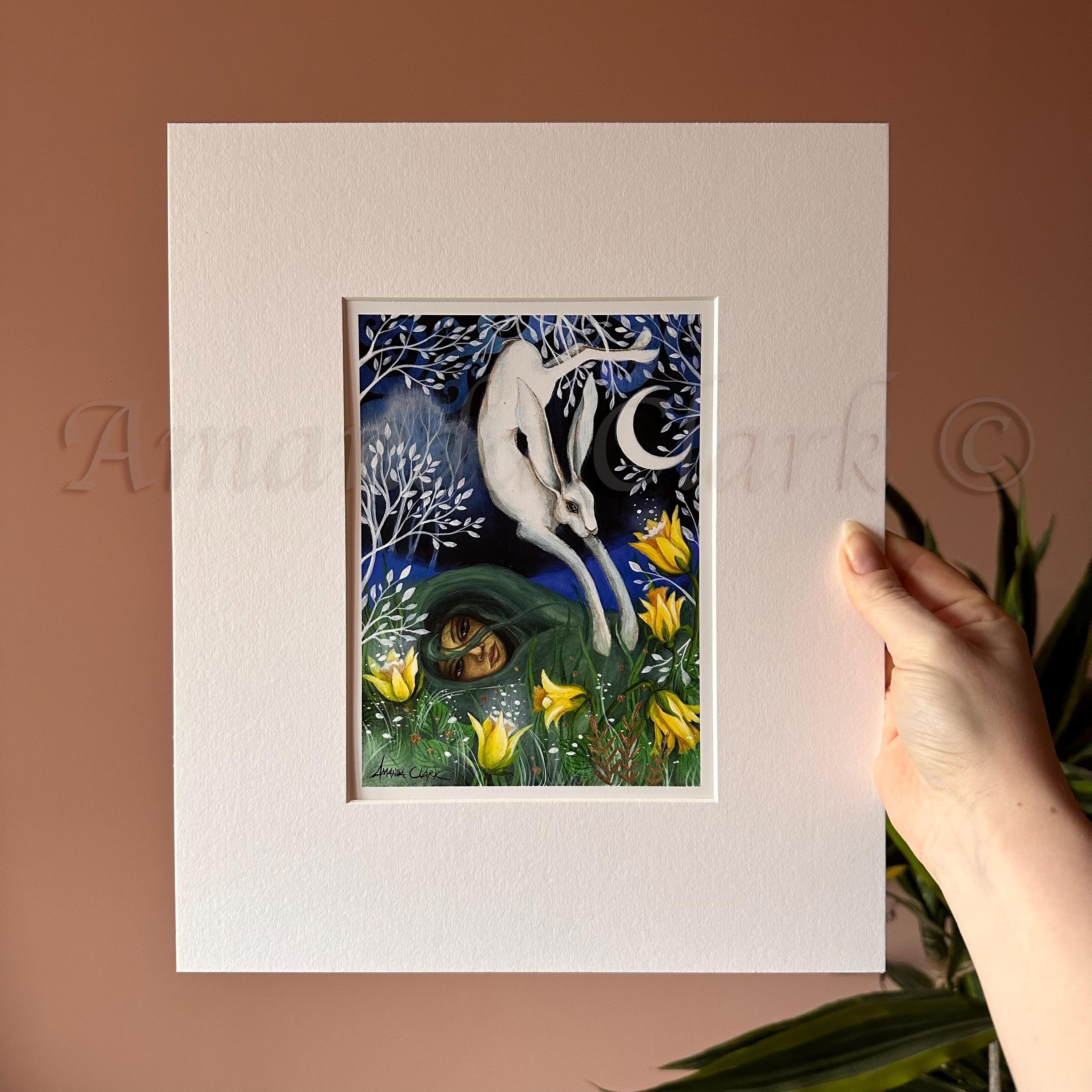 Mounted Art Print Titled 