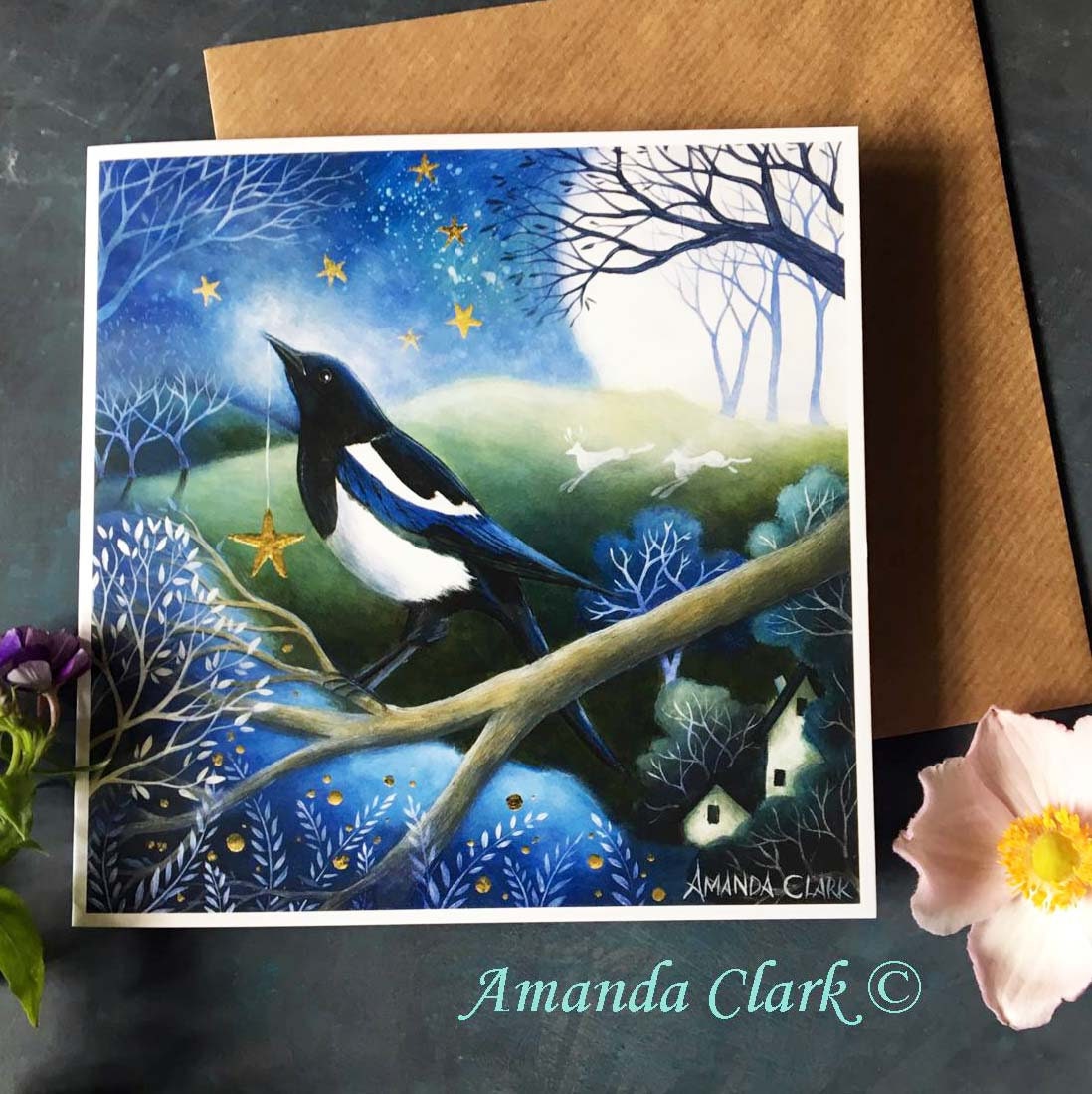 Greeting Card - The Collector of Stars