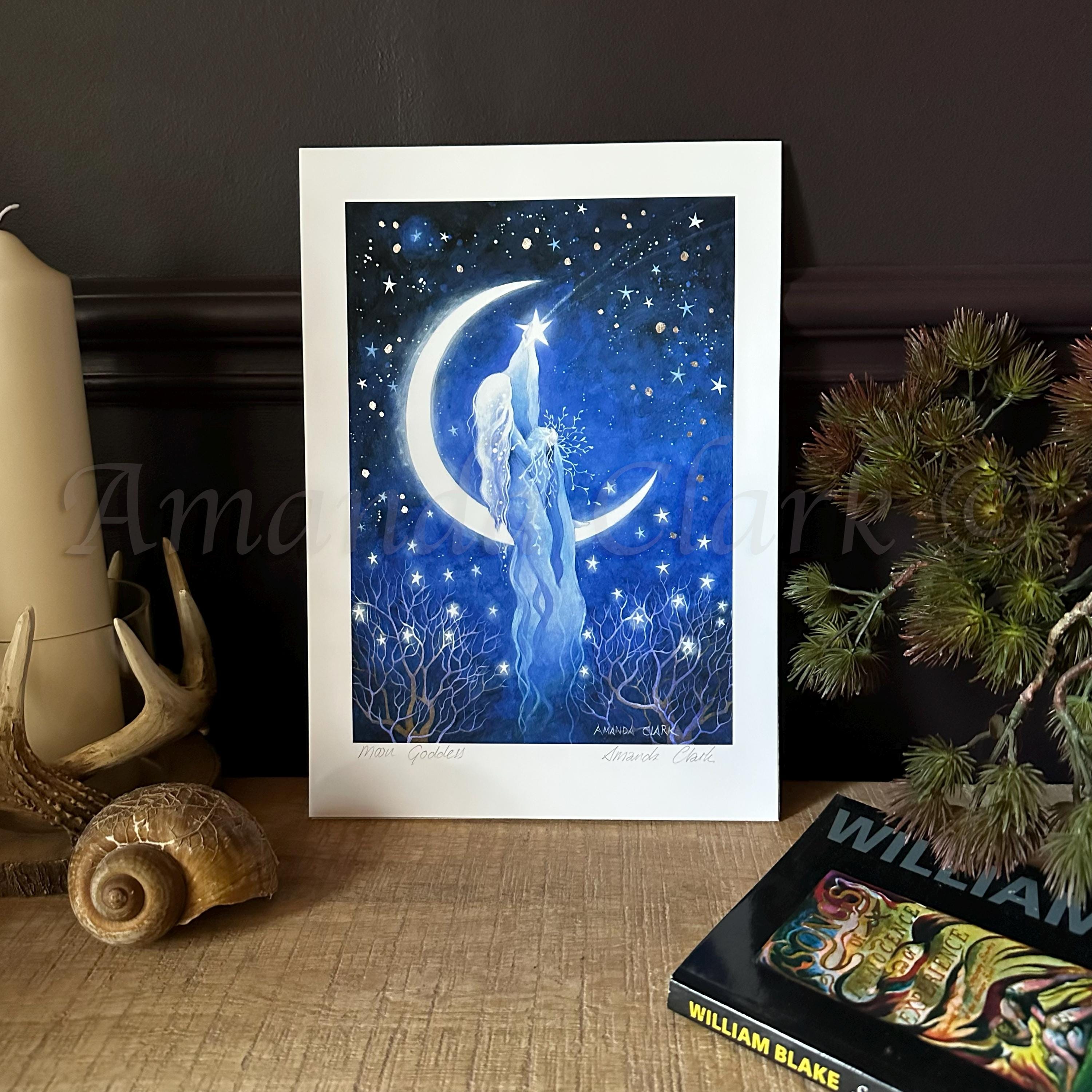 Celestial Moon Print 