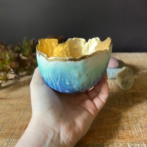 Porcelain Bowl No.66 by Amanda Clark handmade bowl, ceramic art bowl, decorative bowls, porcelain home decor, rustic home decor image 4