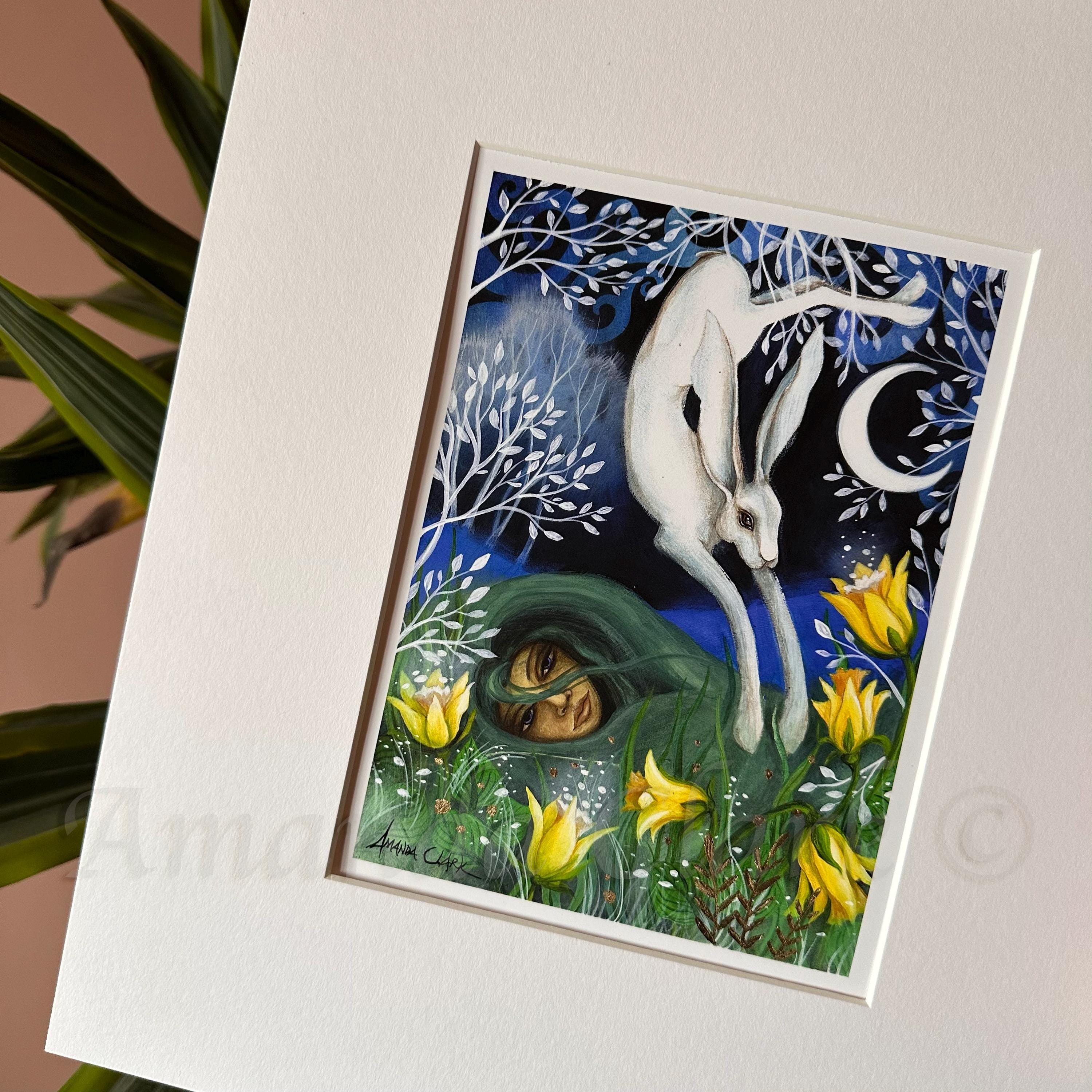 Mounted Art Print Titled 