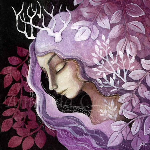 Goddess Art Print "Briar Rose" by Amanda Clark - Fairy Tale