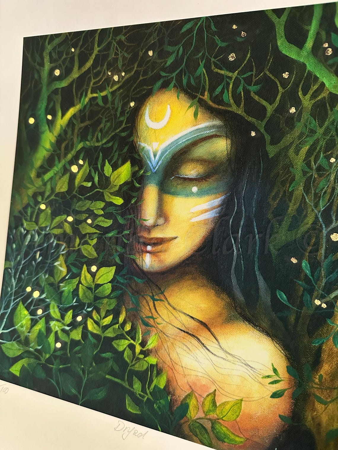 Limited Edition Giclee Print Titled "dryad" by Amanda Clark - Tribal ...