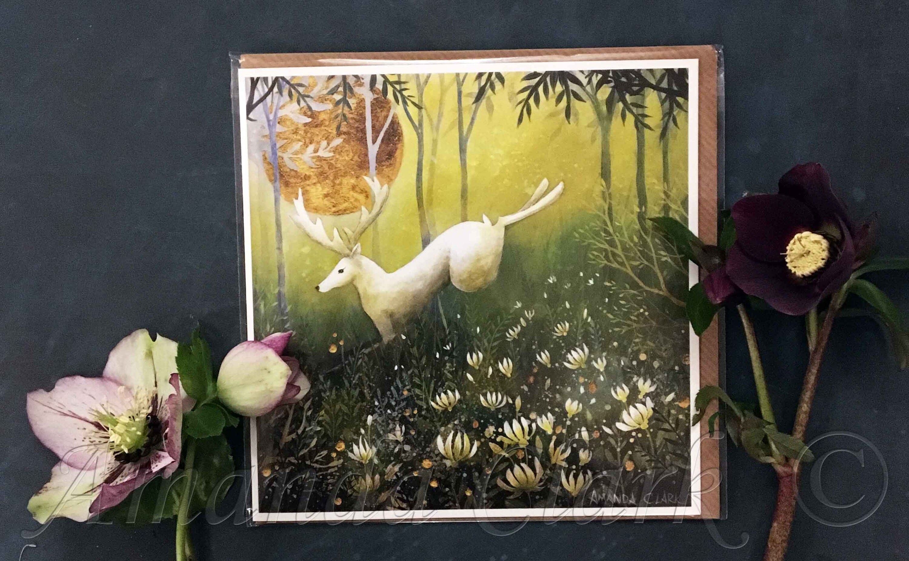 Greeting Card - Golden Light of Dawn