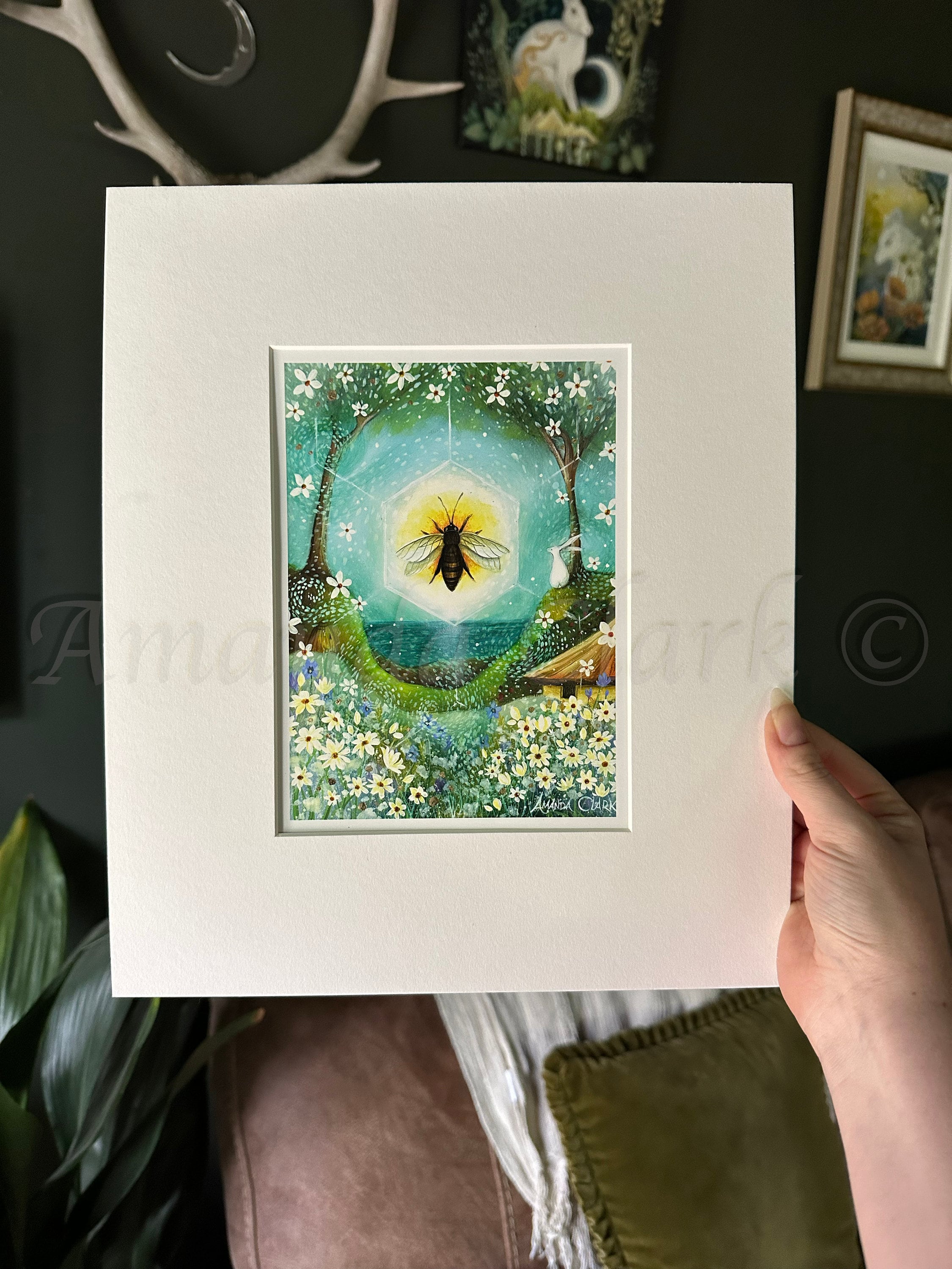 Mounted Art Print Titled 