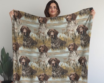 Manta para Braco Alemán de Pelo Corto, regalo para mamá Braco Alemán, regalo para papá Braco Alemán, regalo para perro Braco Alemán, regalo para dueño de Braco Alemán, regalo para perro Braco Alemán