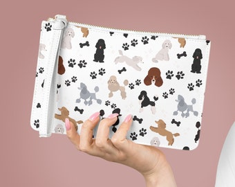 Pudel Geldbörse, Geschenk für Pudel Mama, Pudel Clutch, Pudelhund Geldbörse, Geschenk für Pudel Besitzer, Pudel Mama, Pudel Geschenk Idee, Pudel Geldbörse