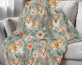 Manta Corgi para amante de Corgi, Pembroke Welsh Corgi, manta de mamá Corgi, propietario de Corgi, papá Corgi presente, mamá Corgi, Día de las Madres Corgi Galés