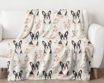 French Bulldog Blanket Gift for Frenchie Mom, Frenchie Dad Blanket, Gift for Frenchie Lover, French Bulldog Owner Gift, Frenchie Mom Present