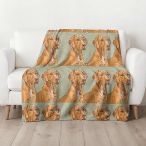 Vizsla Blanket, Vizsla Gifts, Vizsla Mom Blanket, Vizsla Lover Gift, Present for Vizsla Owner, Vizsla Dog Mom Present, Hungarian Viszla