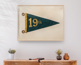 Golf Poster, Retro Golf, Typography Art Print For Golfers Gift Art Poster Art Office Decor Golf Art Typography Art Poster Green Wall Art