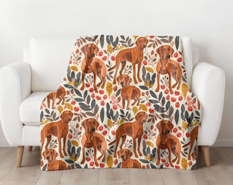 Vizsla Blanket, Vizsla Gifts, Vizsla Mom Blanket, Vizsla Lover Gift, Present for Vizsla Owner, Vizsla Dog Mom Present, Hungarian Viszla