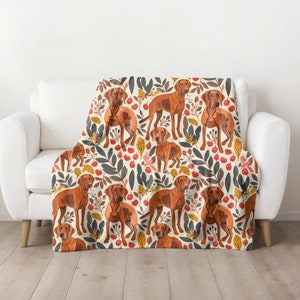 Vizsla Blanket, Vizsla Gifts, Vizsla Mom Blanket, Vizsla Lover Gift, Present for Vizsla Owner, Vizsla Dog Mom Present, Hungarian Viszla