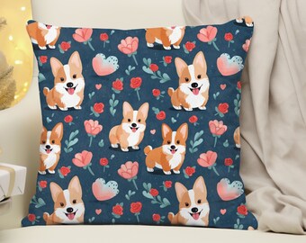 Corgi Dog Pillow Gift for Welsh Corgi Mom, Valentines Day Corgi, Corgi Pillow, Corgi Dad Gift, Gift for Pembroke Welsh Corgi, Corgi Decor