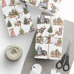 Dachshund Gift Wrap Paper, Dachshund Wrapping Paper, Weiner Dog Gifts, Sausage Dog Custom Paper, Wiener Dog, Dog Paper, Dachshund Christmas