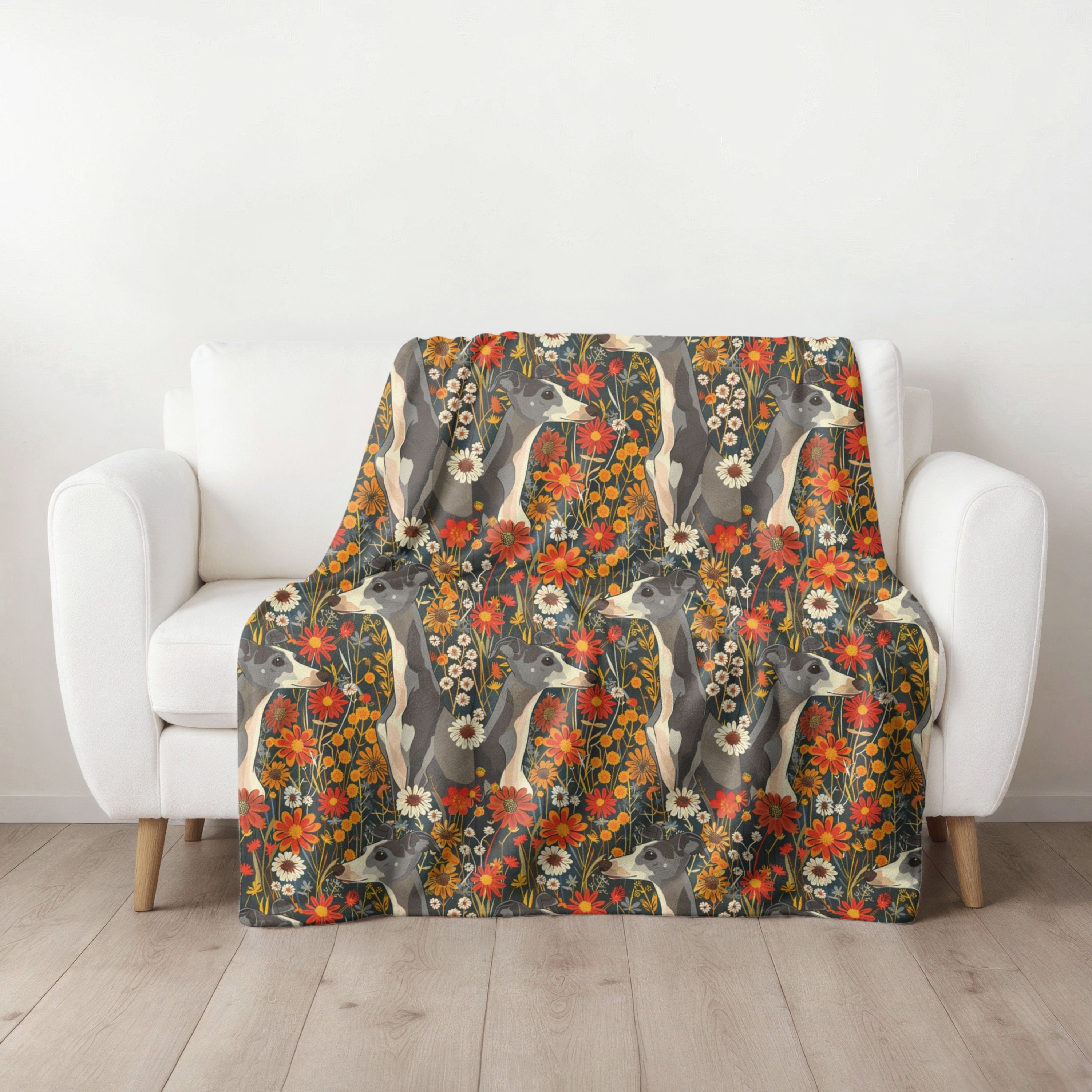 Greyhound Throw Whippet Blanket, Whippet Mom Blanket, Retired Greyhound, Greyhound ...