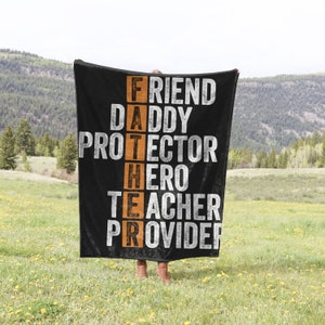 Fathers Day Blanket, Dad Gifts, Fathers Day Gift From Daughter, Gifts For Dad, Dad Birthday Gift, Gifts For Men, Christmas Gifts Men Grandpa