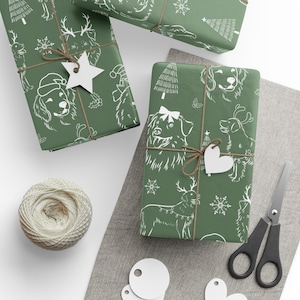 Nova Scotia Duck Tolling Retriever Gift, Duck Toller Gift Wrap Paper, Retriever Wrapping Paper, Duck Hunting Gifts, Toller Dog Christmas