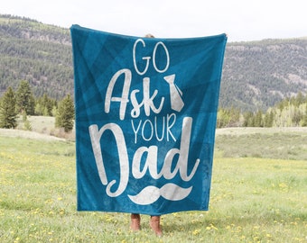 Fathers Day Blanket, Dad Gifts, Fathers Day Gift From Daughter, Gifts For Dad, Dad Birthday Gift, Gifts For Men, Christmas Gifts Men Grandpa