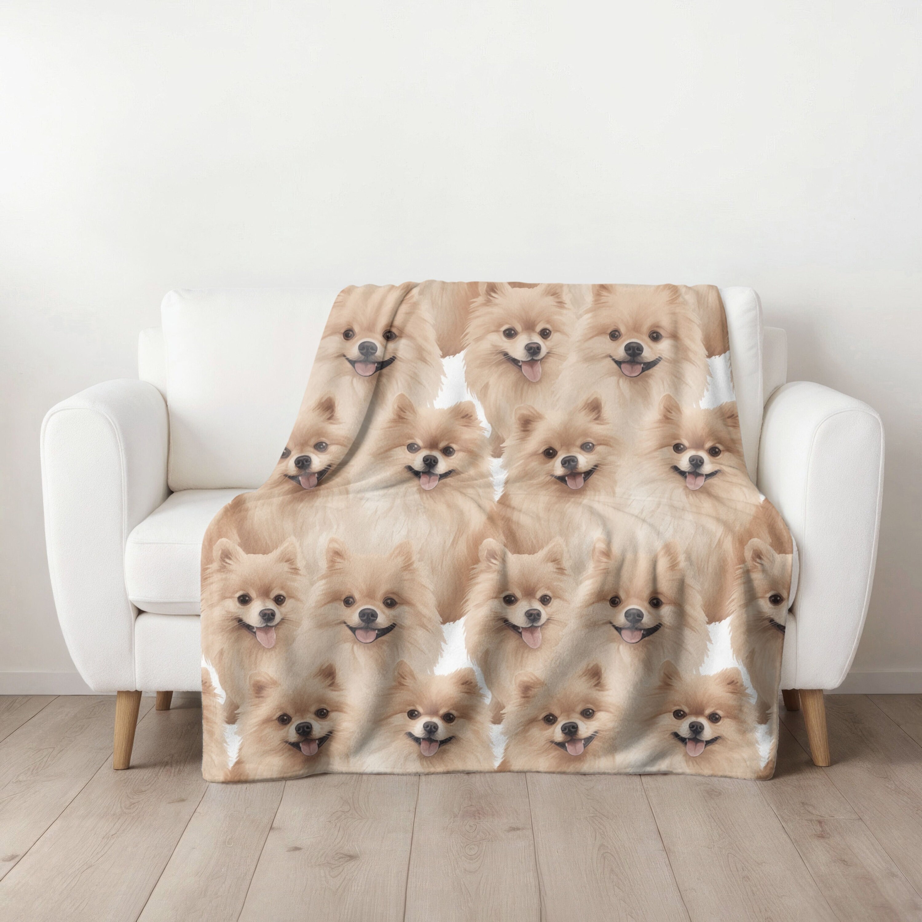 Pomeranian Blanket Etsy